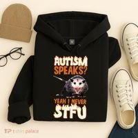 Autism Speaks Yeah I Never Stfu Hoodie thumb 4