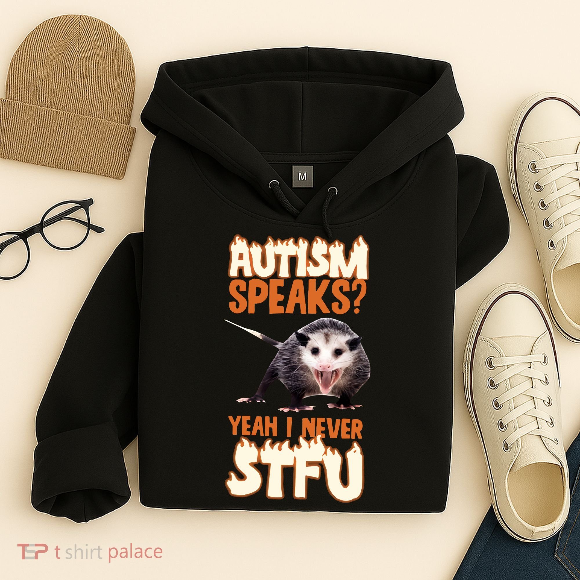 Autism Speaks Yeah I Never Stfu Hoodie