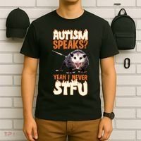Autism Speaks Yeah I Never Stfu T-Shirt thumb 6