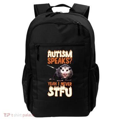 Autism Speaks Yeah I Never Stfu Backpack