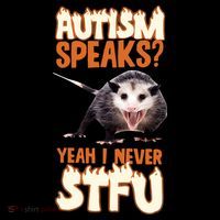 Autism Speaks Yeah I Never Stfu Coaster thumb 2