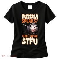 Autism Speaks Yeah I Never Stfu Women's T-Shirt thumb 0