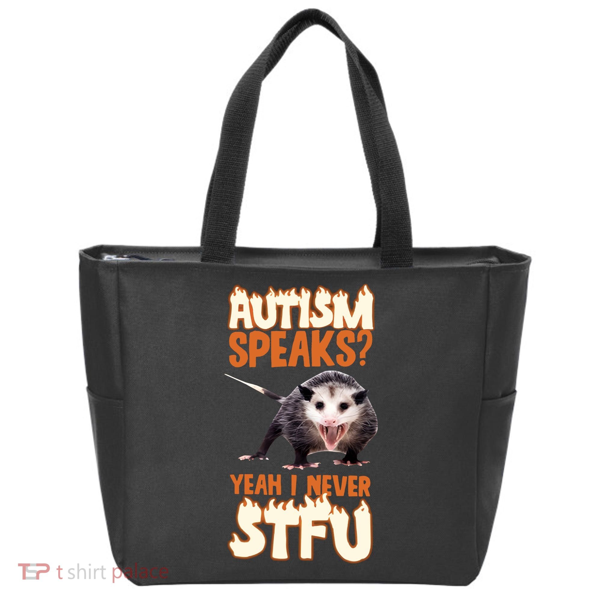 Autism Speaks Yeah I Never Stfu Tote Bag