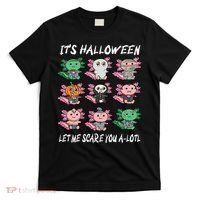 Axolotl Scare You A-Lotl Girl Boy Axolotl Halloween T-Shirt thumb 0