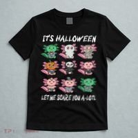 Axolotl Scare You A-Lotl Girl Boy Axolotl Halloween T-Shirt thumb 5