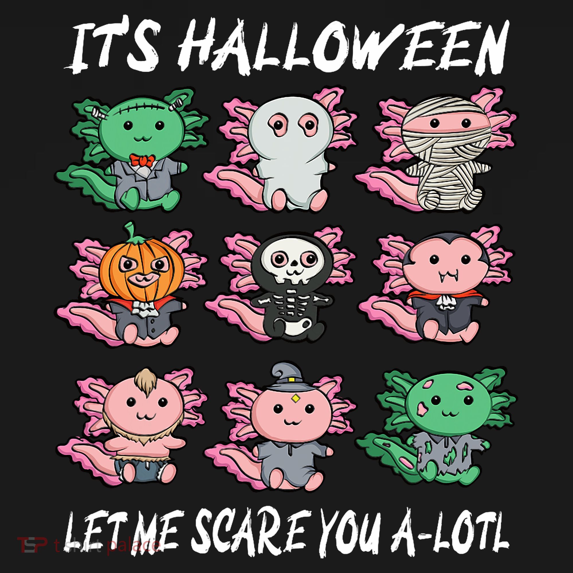 Axolotl Scare You A-Lotl Girl Boy Axolotl Halloween Women's Hoodie