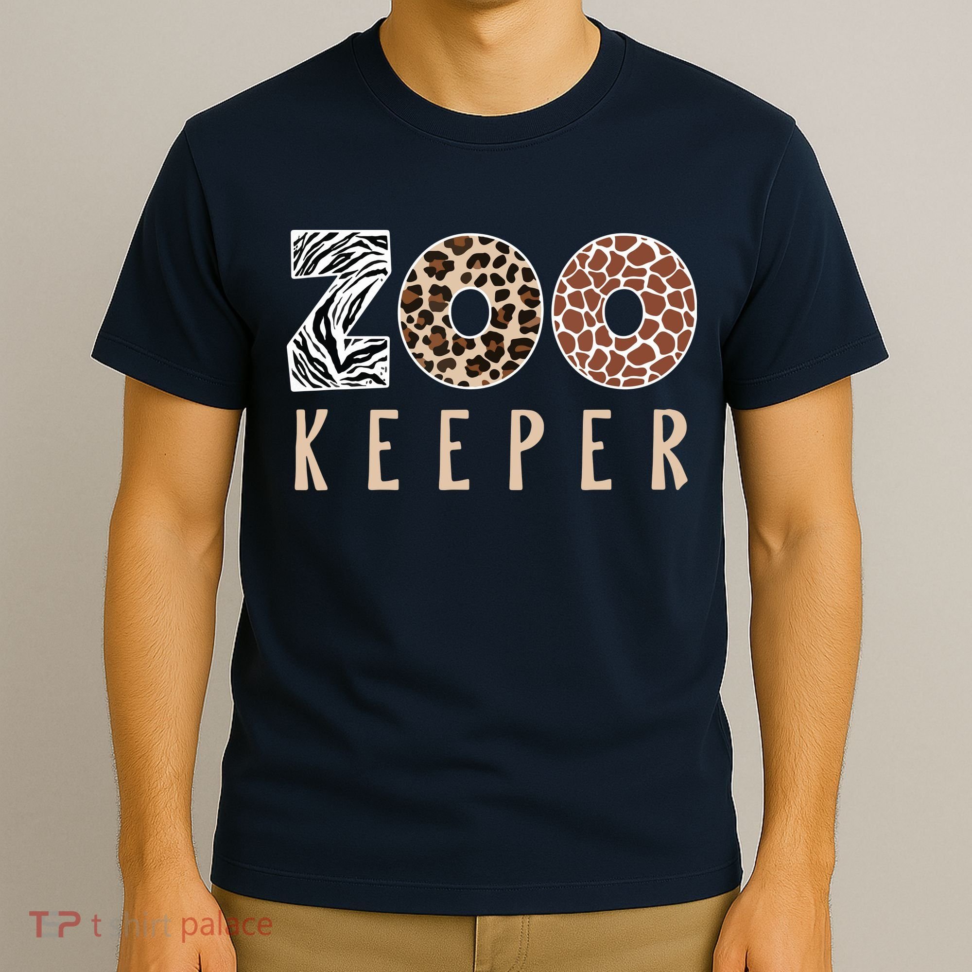 African Savanna Zoo Animal Costume Zookeeper T-Shirt