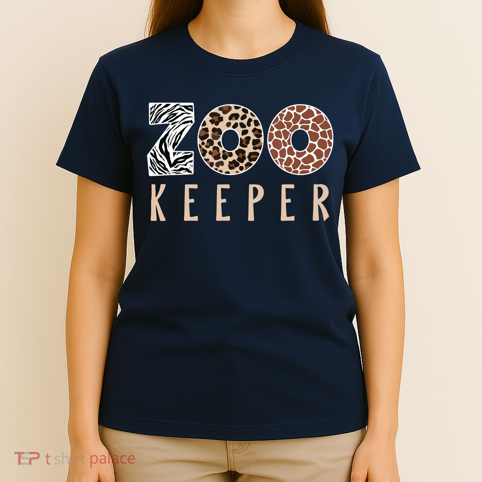 African Savanna Zoo Animal Costume Zookeeper T-Shirt