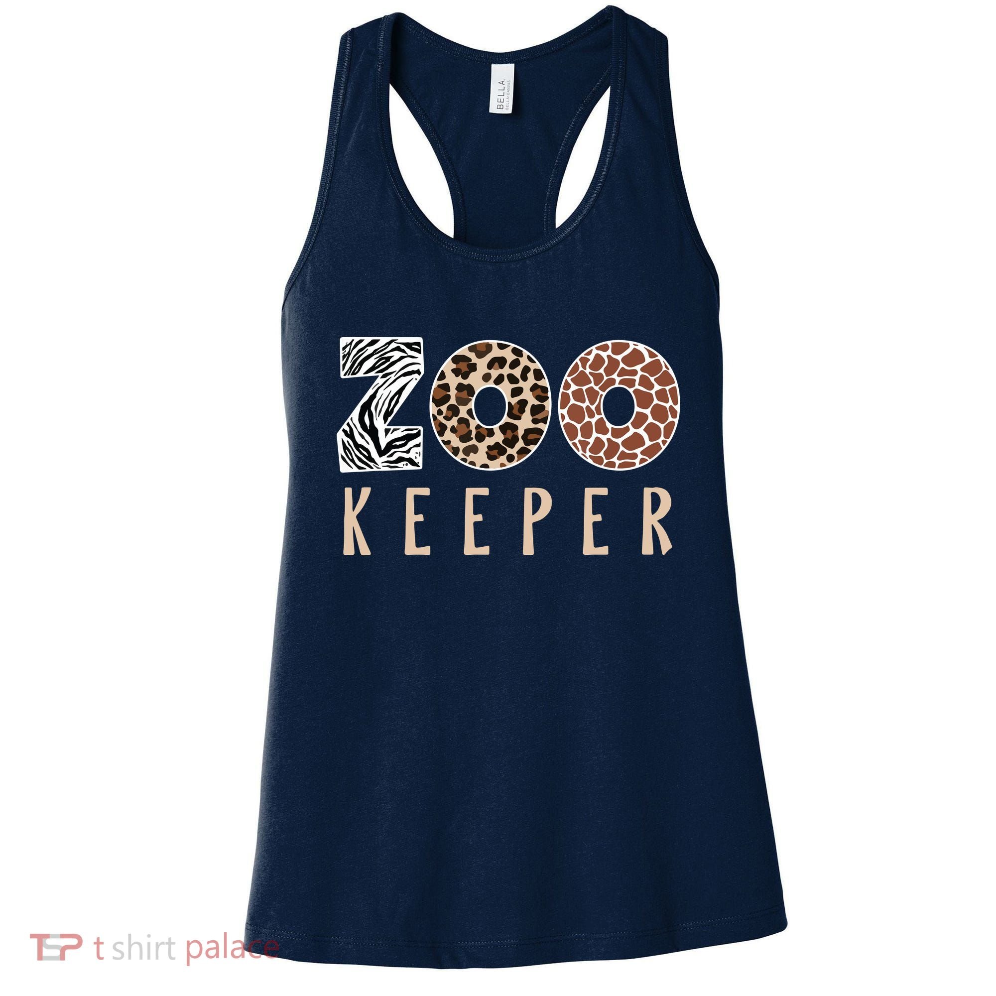 African Savanna Zoo Animal Costume Zookeeper Women's Tank Top