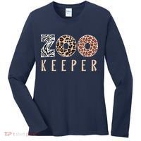 African Savanna Zoo Animal Costume Zookeeper Women's Long Sleeve Shirt thumb 0