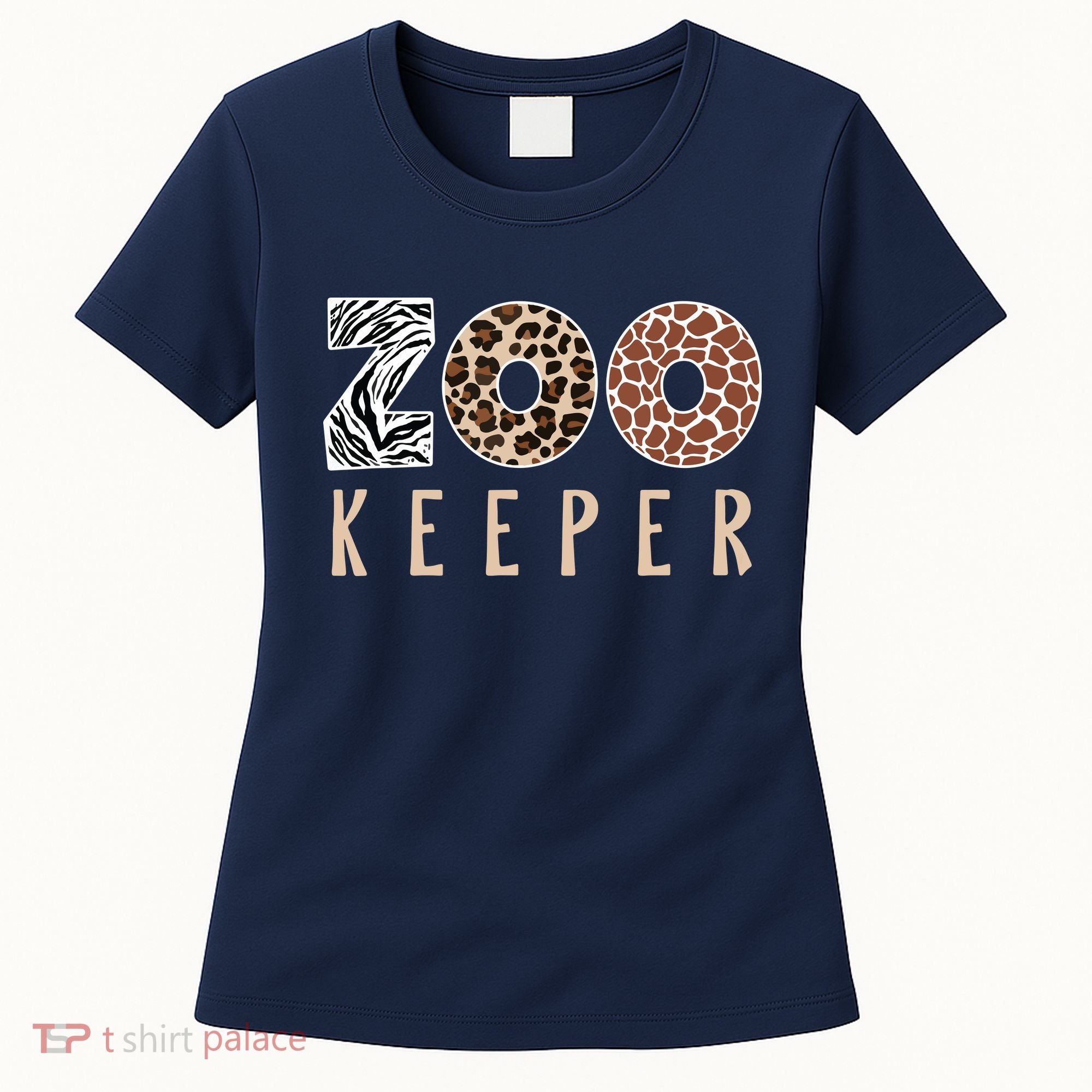 African Savanna Zoo Animal Costume Zookeeper Women's T-Shirt