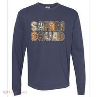 Arfica Safari Zoo Safari Squad Comfort Colors Heavyweight Long Sleeve T-Shirt thumb 0
