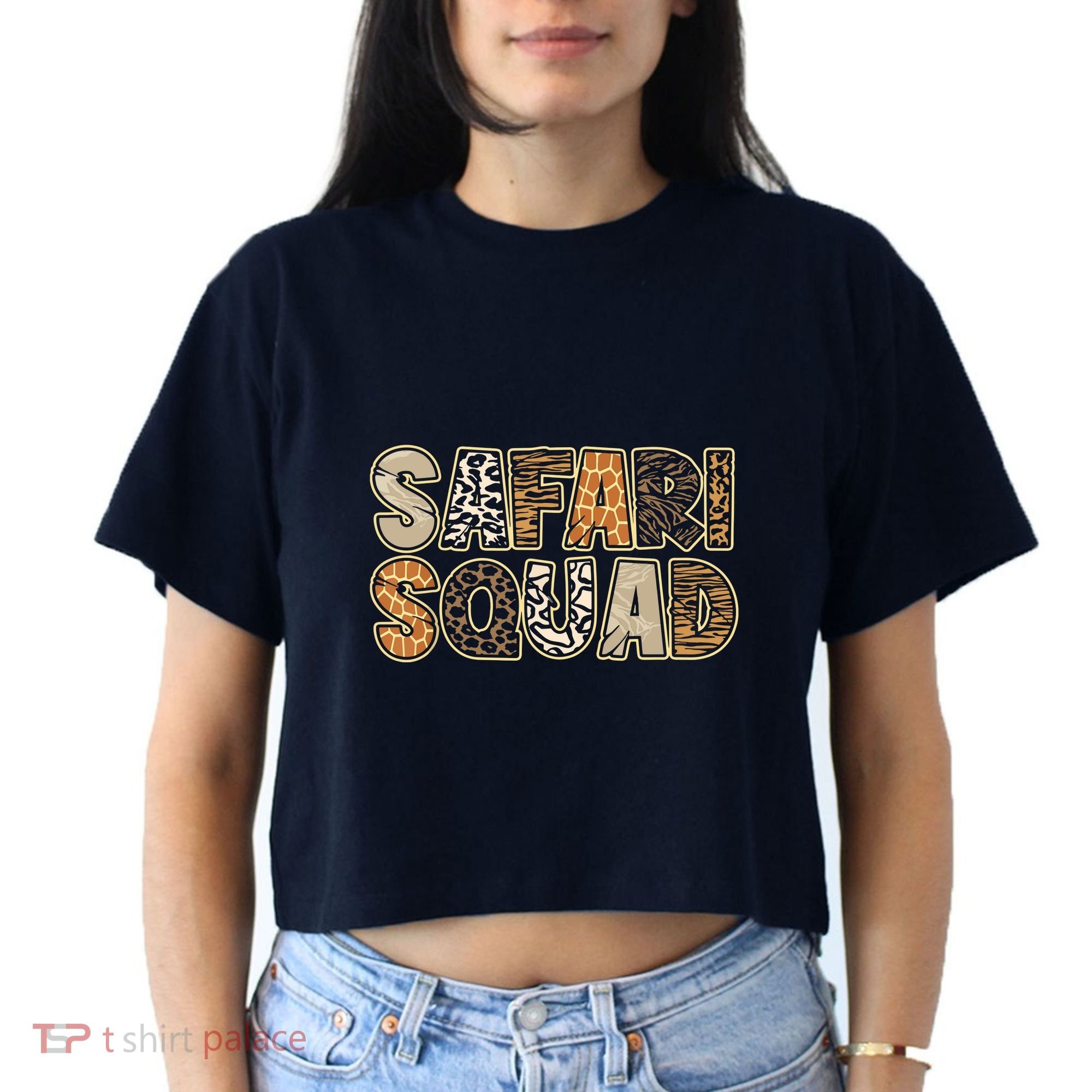 Arfica Safari Zoo Safari Squad Women's Crop Top Tee