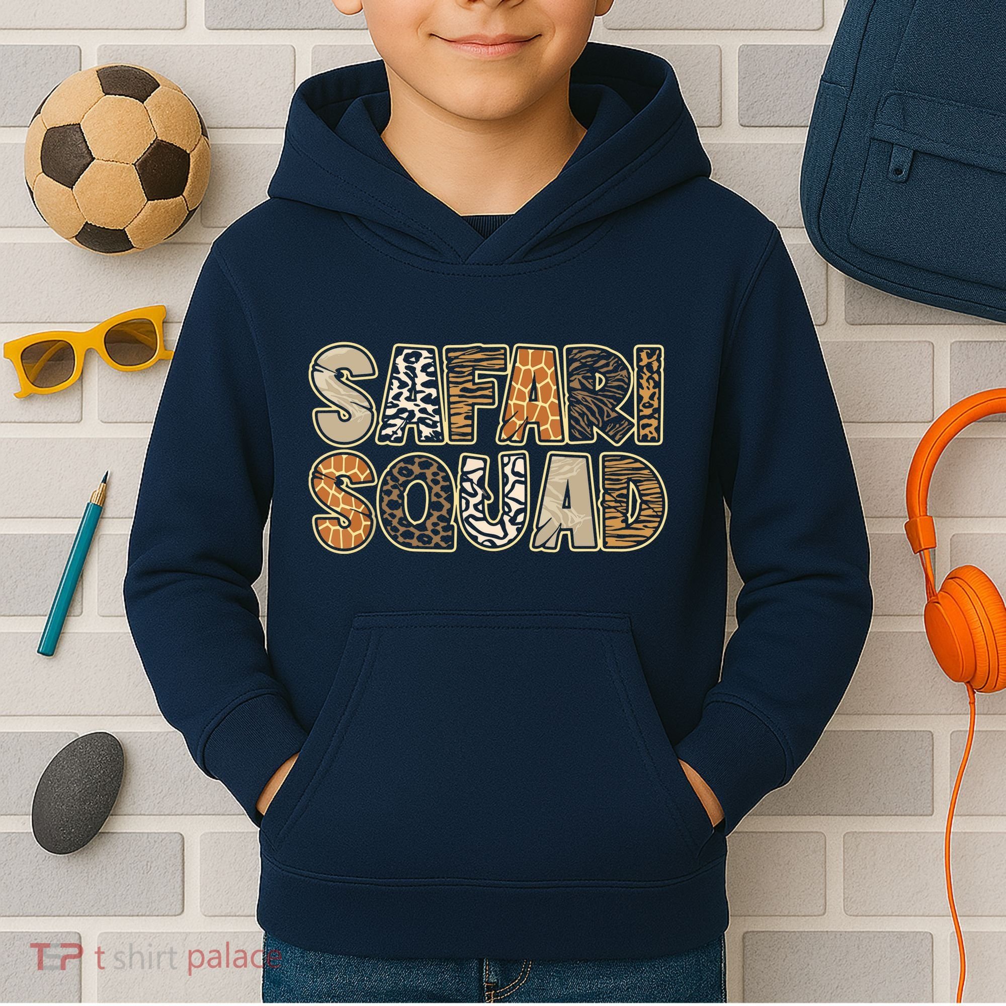 Arfica Safari Zoo Safari Squad Kids Hoodie