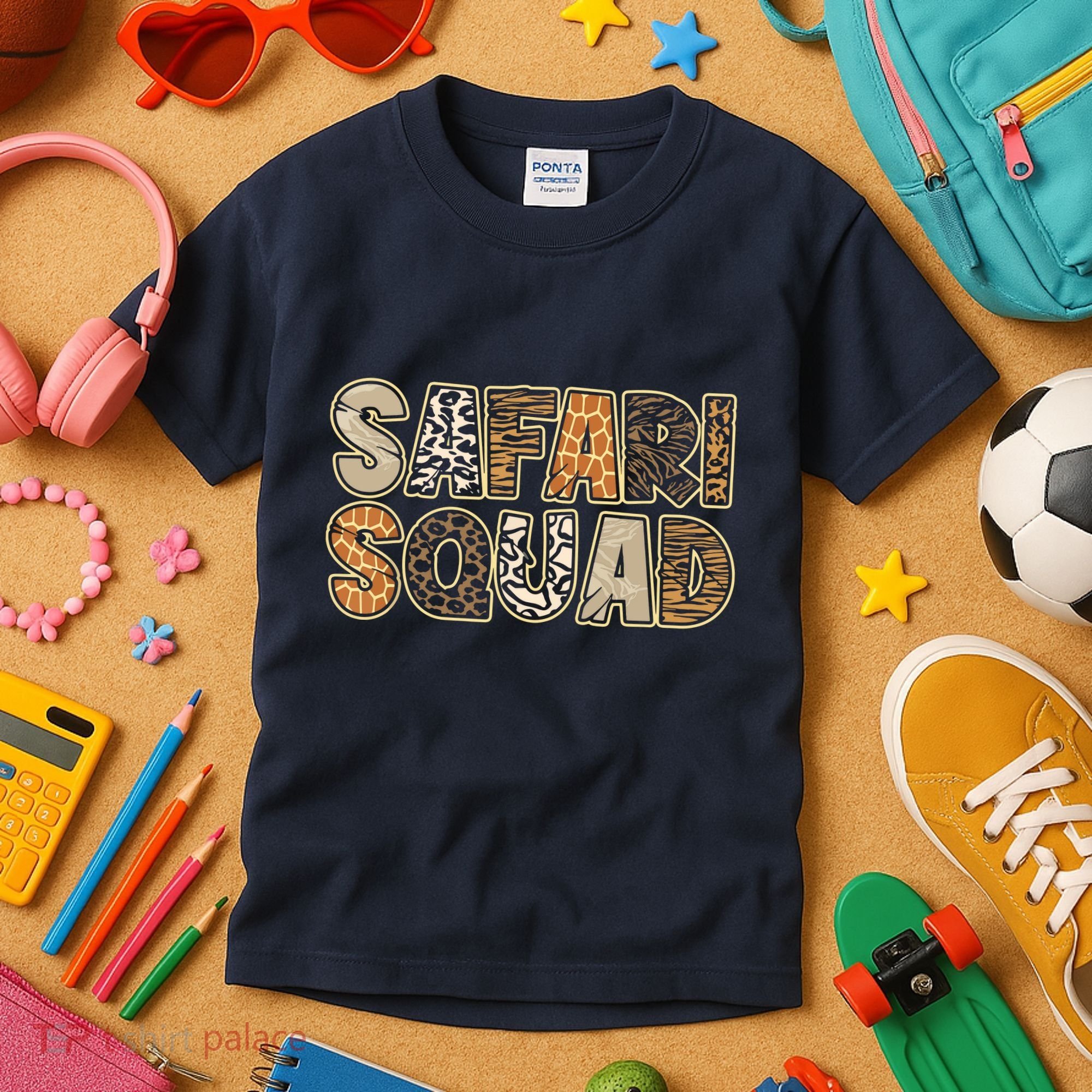 Arfica Safari Zoo Safari Squad Kids T-Shirt
