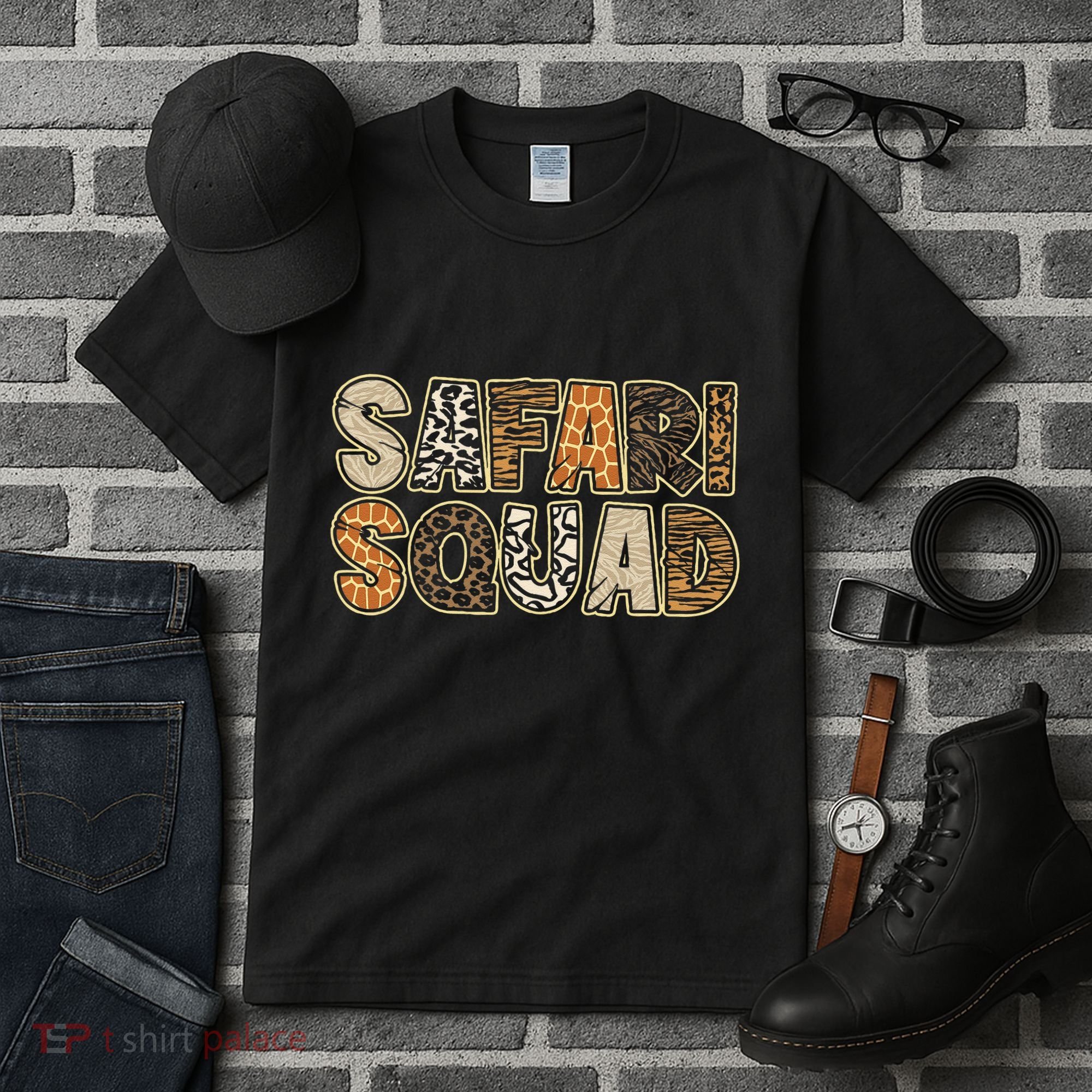 Arfica Safari Zoo Safari Squad Gift Tall T-Shirt