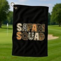 Arfica Safari Zoo Safari Squad Gift Golf Towel thumb 1
