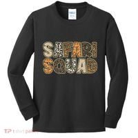 Arfica Safari Zoo Safari Squad Gift Kids Long Sleeve Shirt thumb 0