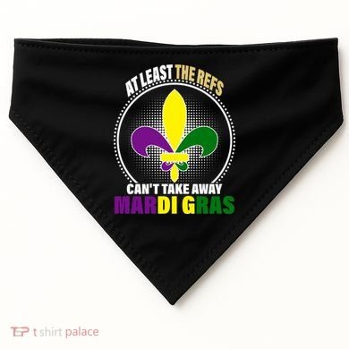 At Least The Refs Can't Take Away Mardi Gras USA-Made Doggie Bandana