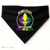 At Least The Refs Can't Take Away Mardi Gras USA-Made Doggie Bandana thumb 0