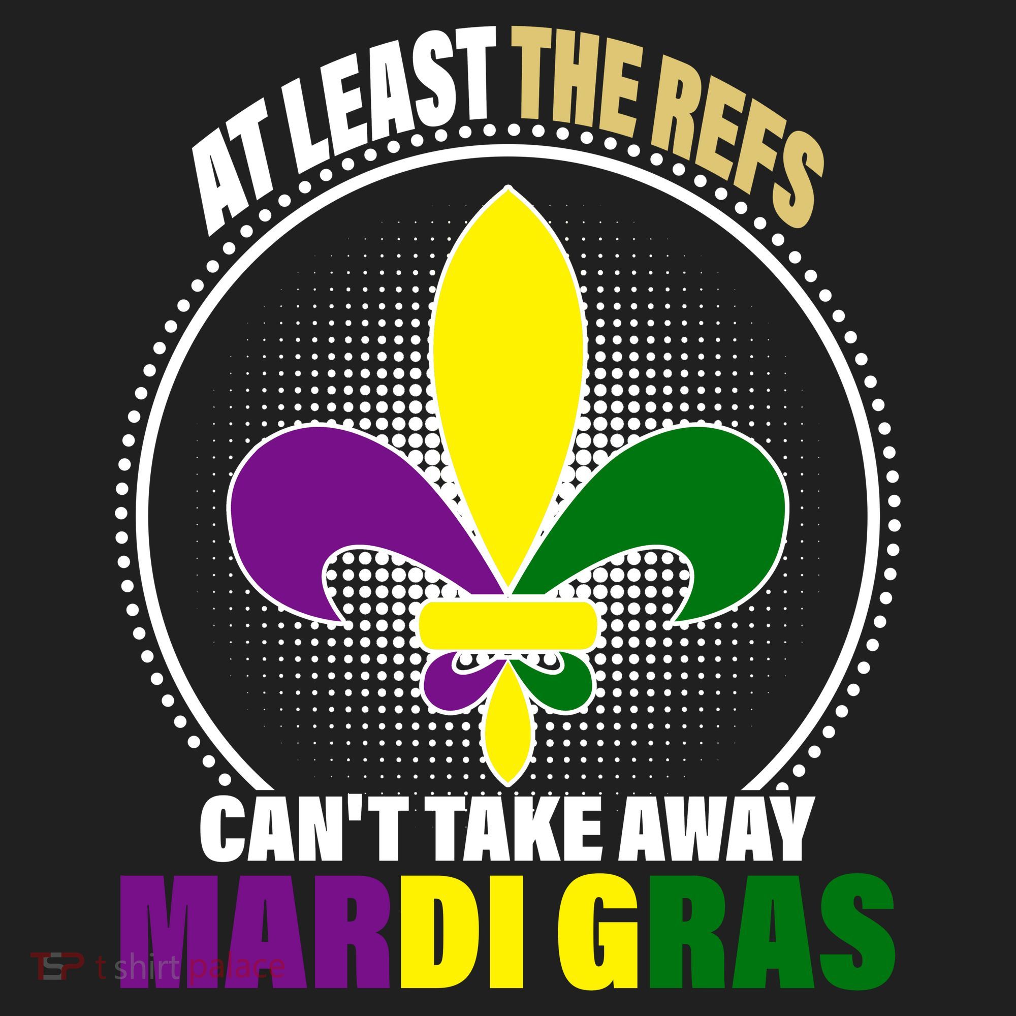 At Least The Refs Can't Take Away Mardi Gras Hat