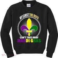 At Least The Refs Can't Take Away Mardi Gras Kids Sweatshirt thumb 0