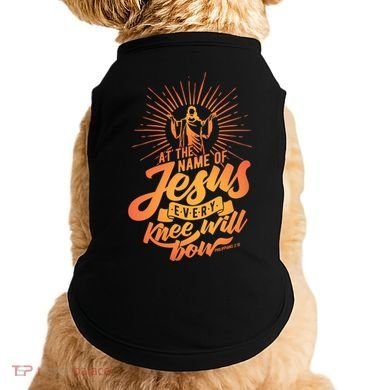 At The Name Of Jesus Every Knee Will Bow Doggie Tank