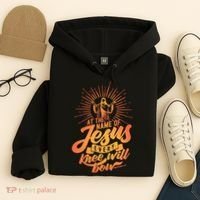 At The Name Of Jesus Every Knee Will Bow Hoodie thumb 4