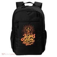 At The Name Of Jesus Every Knee Will Bow Backpack thumb 0