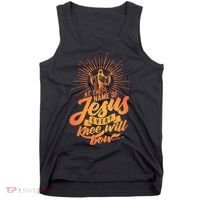 At The Name Of Jesus Every Knee Will Bow Tank Top thumb 0