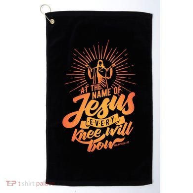 At The Name Of Jesus Every Knee Will Bow Golf Towel