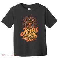 At The Name Of Jesus Every Knee Will Bow Toddler T-Shirt thumb 0