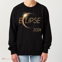 America Totality 04 08 24 Total Solar Eclipse 2024 Women's Sweatshirt thumb 0