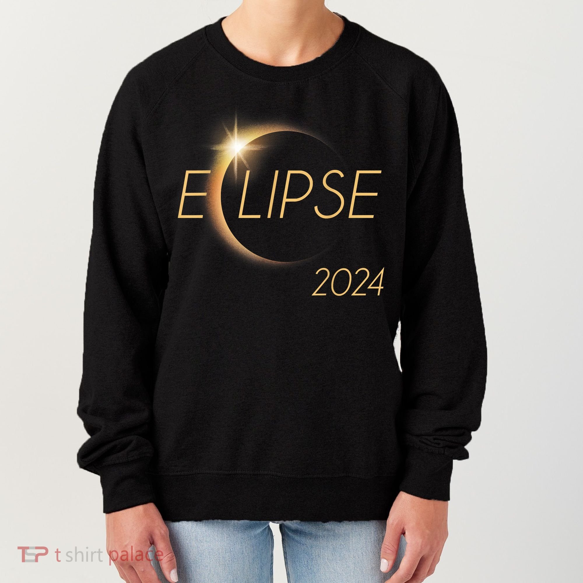 America Totality 04 08 24 Total Solar Eclipse 2024 Women's Sweatshirt