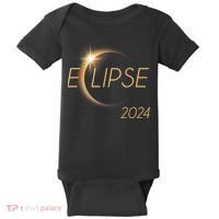 America Totality 04 08 24 Total Solar Eclipse 2024 Baby Bodysuit thumb 0