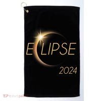 America Totality 04 08 24 Total Solar Eclipse 2024 Golf Towel thumb 0