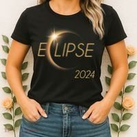 America Totality 04 08 24 Total Solar Eclipse 2024 Women's T-Shirt thumb 2