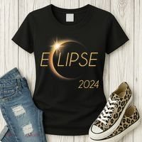 America Totality 04 08 24 Total Solar Eclipse 2024 Women's T-Shirt thumb 3