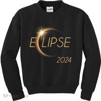 America Totality 04 08 24 Total Solar Eclipse 2024 Kids Sweatshirt thumb 0