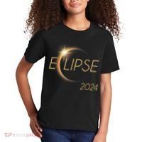 America Totality 04 08 24 Total Solar Eclipse 2024 Kids T-Shirt thumb 2