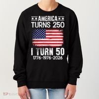 America Turns 250 I Turn 50 1976 50th Birthday Women's Sweatshirt thumb 0