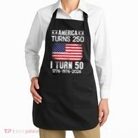 America Turns 250 I Turn 50 1976 50th Birthday Apron thumb 2