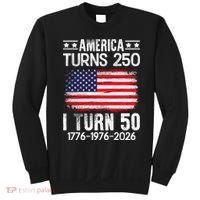 America Turns 250 I Turn 50 1976 50th Birthday Sweatshirt thumb 0