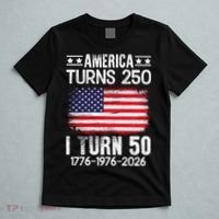 America Turns 250 I Turn 50 1976 50th Birthday T-Shirt thumb 5