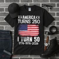 America Turns 250 I Turn 50 1976 50th Birthday Tall T-Shirt thumb 3