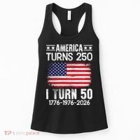America Turns 250 I Turn 50 1976 50th Birthday Women's Tank Top thumb 0
