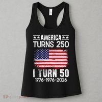 America Turns 250 I Turn 50 1976 50th Birthday Women's Tank Top thumb 3