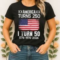 America Turns 250 I Turn 50 1976 50th Birthday Women's T-Shirt thumb 2