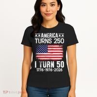 America Turns 250 I Turn 50 1976 50th Birthday Women's T-Shirt thumb 4