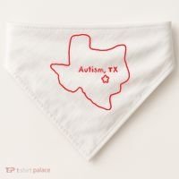 Autism Texas 2024 USA-Made Doggie Bandana thumb 0